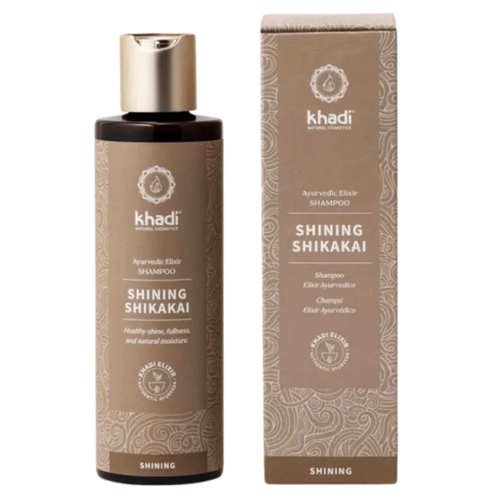 Khadi Champú Shikakai Brillo 200ml